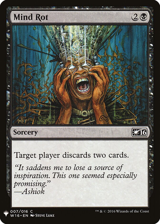 Mind Rot — The List W16-7/5581