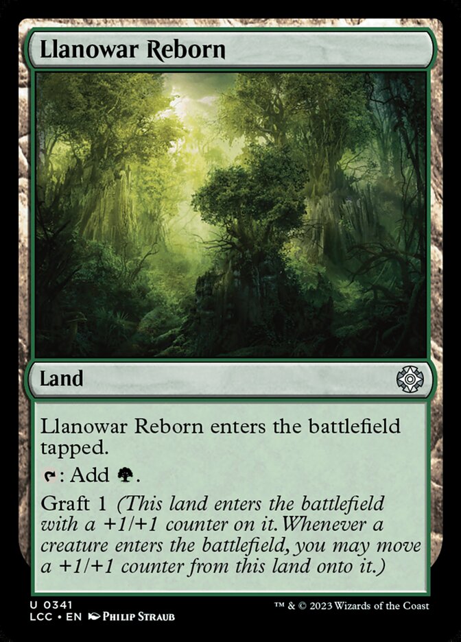 Llanowar Reborn — The Lost Caverns of Ixalan Commander 341/370