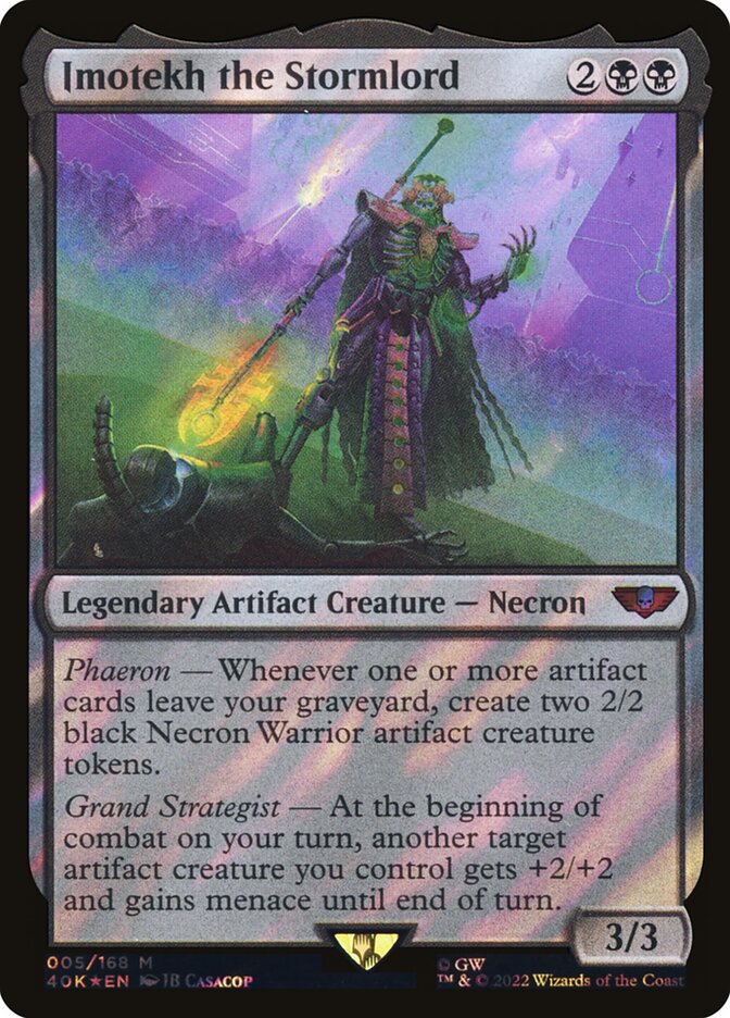 Imotekh the Stormlord — Warhammer 40,000 Commander 5/617