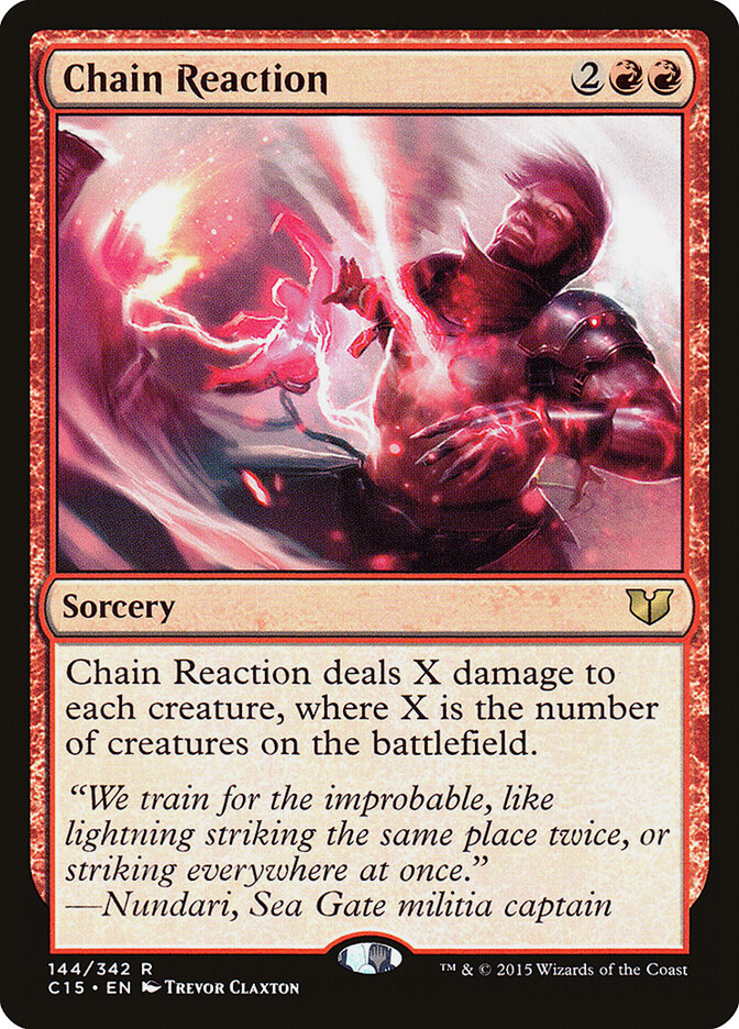 Chain Reaction — Commander 2015 144/342
