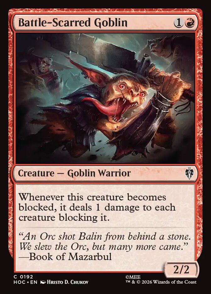 Battle-Scarred Goblin — The Hobbit Eternal 192/158