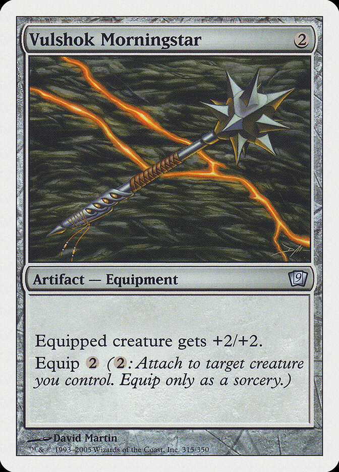 Vulshok Morningstar — Ninth Edition 315/709