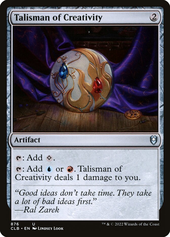 Talisman de créativité — Commander Legends: Battle for Baldur's Gate 876/936