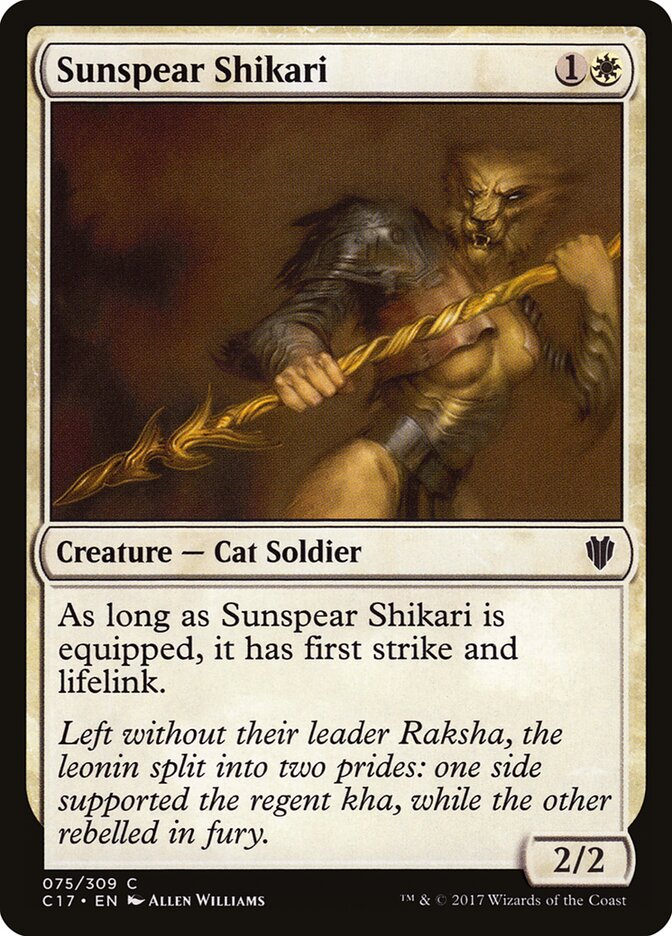 Shikari lancesoleil — Commander 2017 75/309