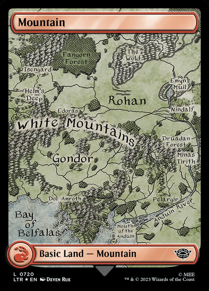 Mountain — The Lord of the Rings: Tales of Middle-earth 720/856