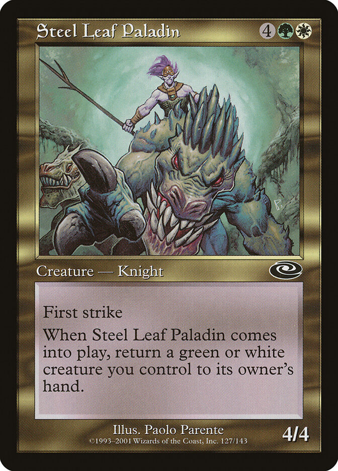 Steel Leaf Paladin — Planeshift 127/146
