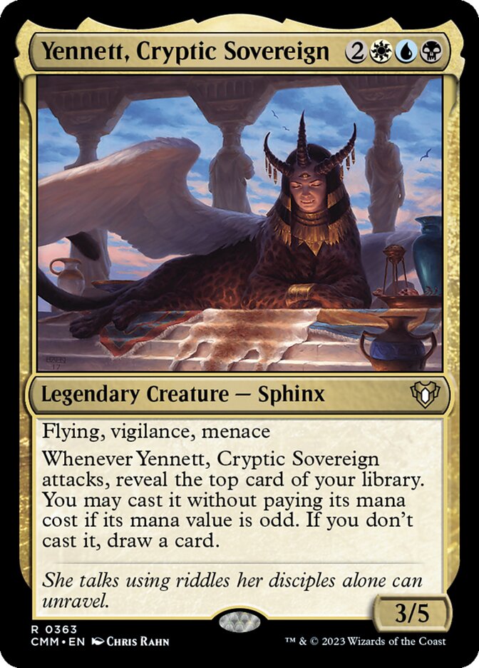 Yennett, Cryptic Sovereign — Commander Masters 363/1067
