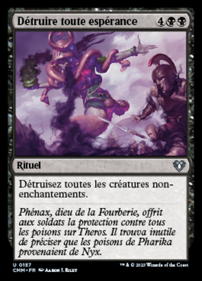 Détruire toute espérance — Commander Masters 157/1067