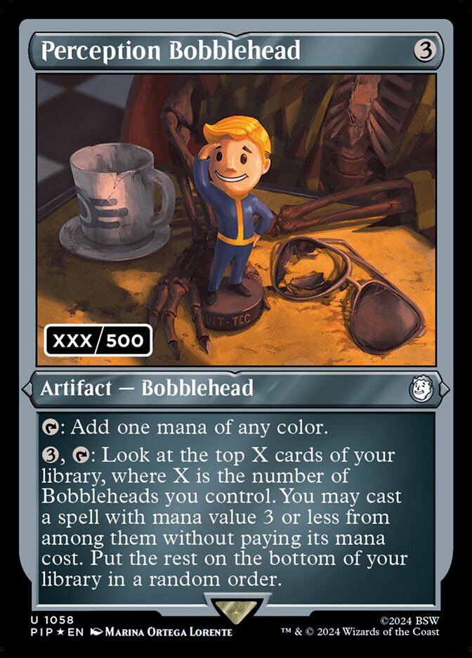 Perception Bobblehead — Fallout 1058/1068