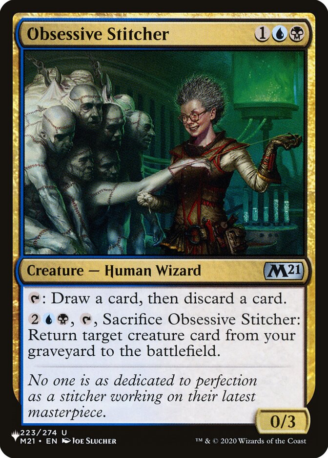 Obsessive Stitcher — The List M21-223/5581