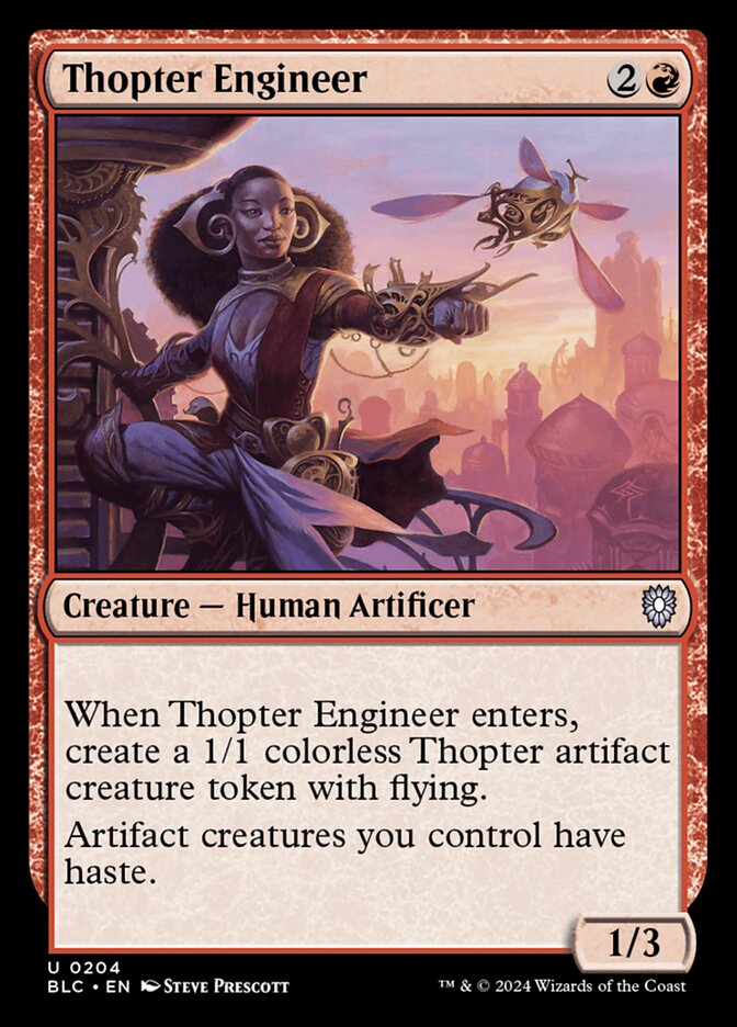 Thopter Engineer — Bloomburrow Commander 204/356