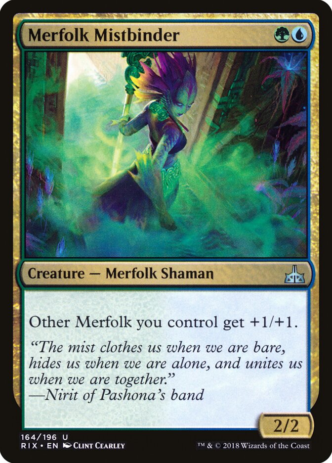 Merfolk Mistbinder — Rivals of Ixalan 164/205