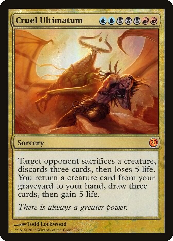 Cruel Ultimatum — From the Vault: Twenty 17/20