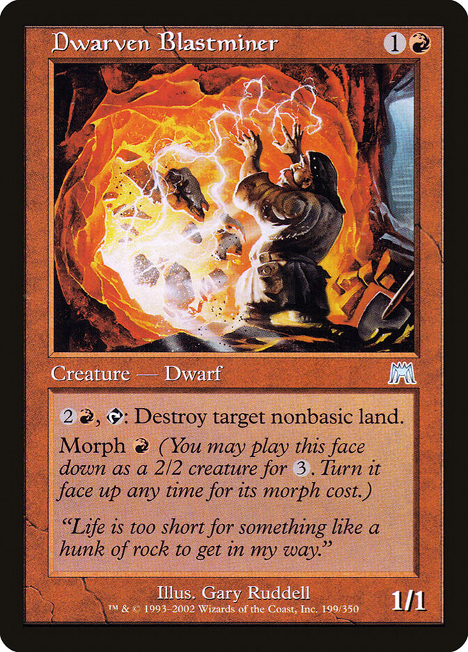 Dwarven Blastminer — Onslaught 199/350