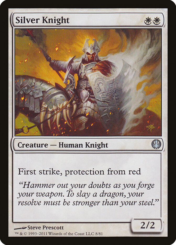 Silver Knight — Duel Decks: Knights vs. Dragons 8/81