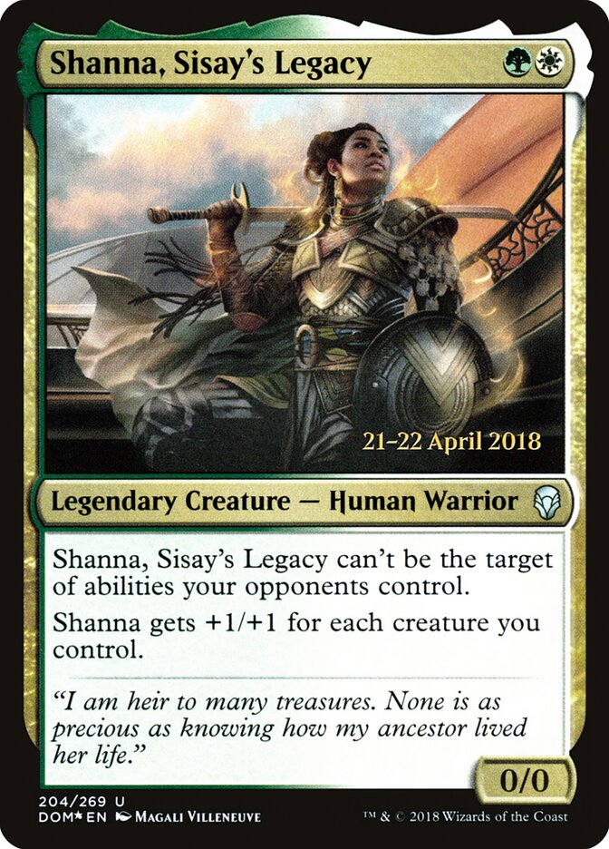 Shanna, Sisay's Legacy — Dominaria Promos 204s/118