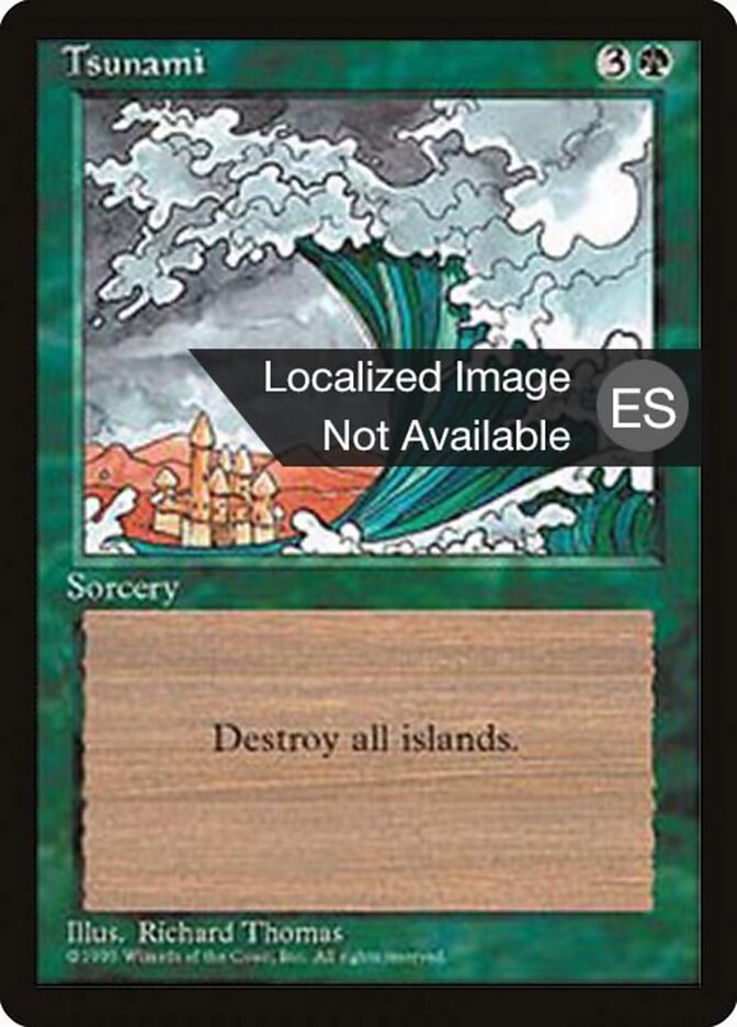 Tsunami — Fourth Edition Foreign Black Border 278/378