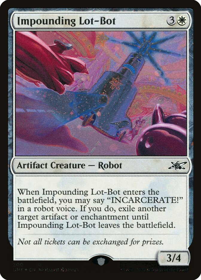 Impounding Lot-Bot — Unfinity 300/639