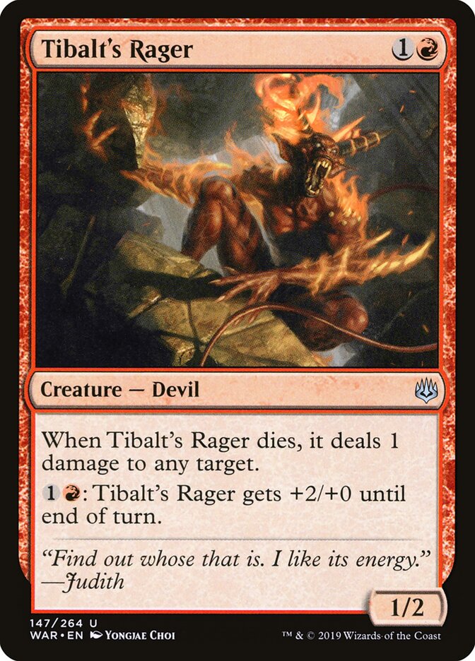 Tibalt's Rager — War of the Spark 147/312