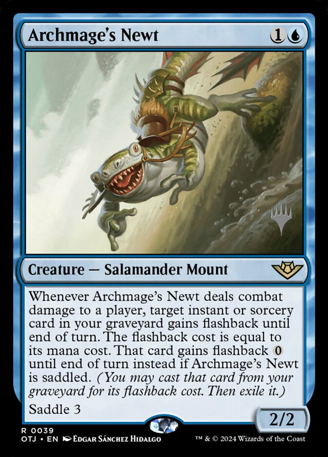 Archmage's Newt — Outlaws of Thunder Junction Promos 39p/160