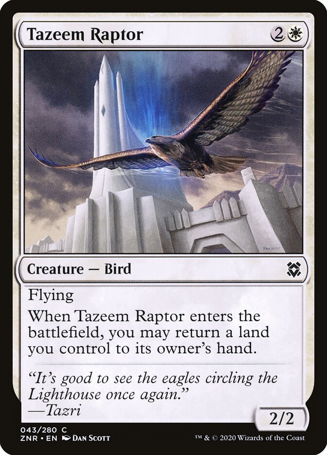 Tazeem Raptor — Zendikar Rising 43/406