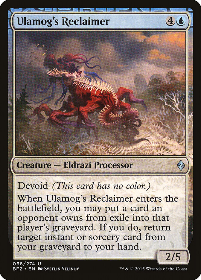 Ulamog's Reclaimer — Battle for Zendikar 68/299