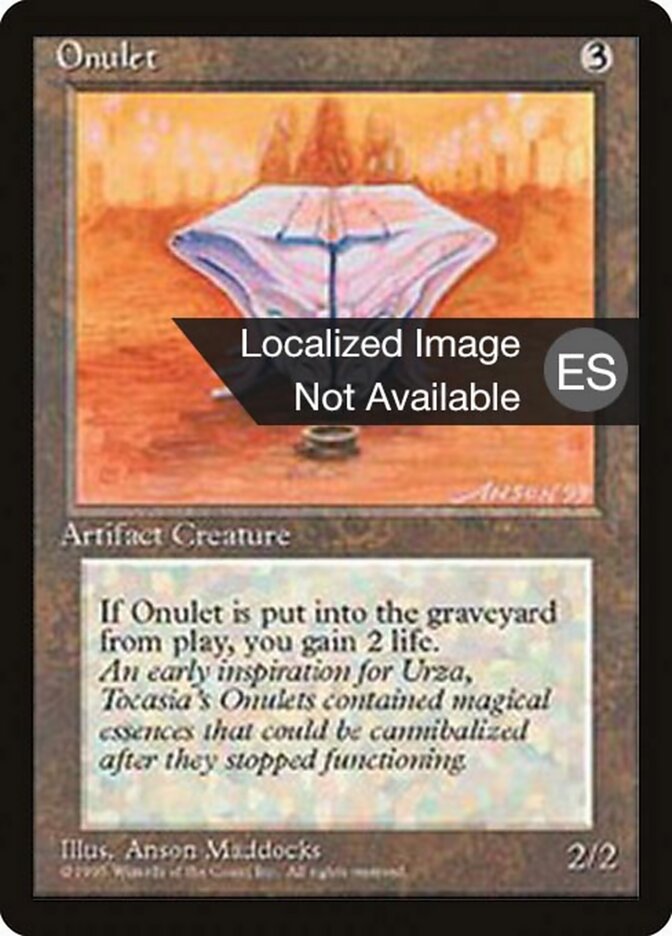 Onulet — Fourth Edition Foreign Black Border 340/378