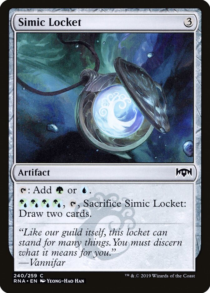 Simic Locket — Ravnica Allegiance 240/273