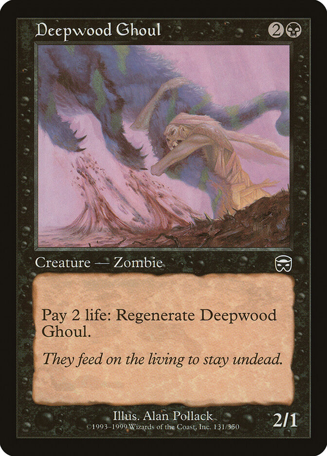 Deepwood Ghoul — Mercadian Masques 131/350