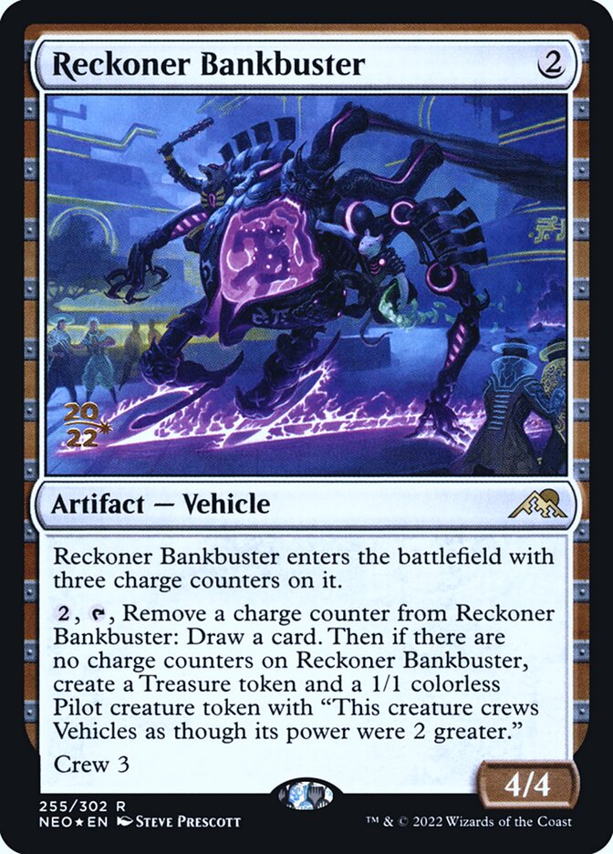 Reckoner Bankbuster — Kamigawa: Neon Dynasty Promos 255s/148