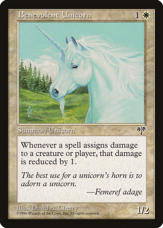 Benevolent Unicorn — Mirage 4/351