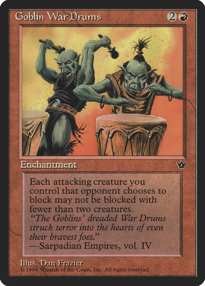 Goblin War Drums — Fallen Empires 58a/187