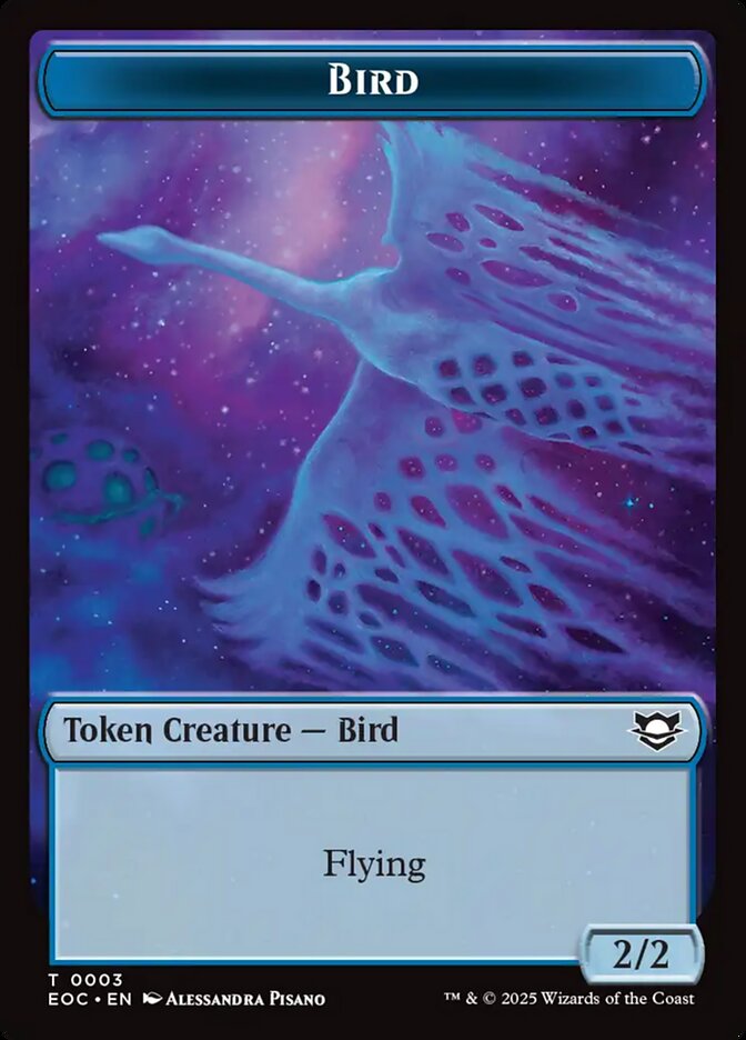 Bird — Edge of Eternities Commander Tokens 3/16