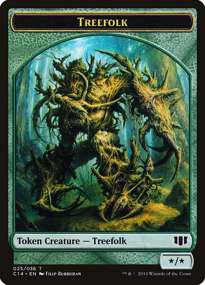 Treefolk — Commander 2014 Tokens 25/36