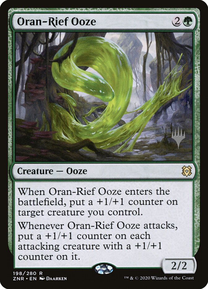 Oran-Rief Ooze — Zendikar Rising Promos 198p/153