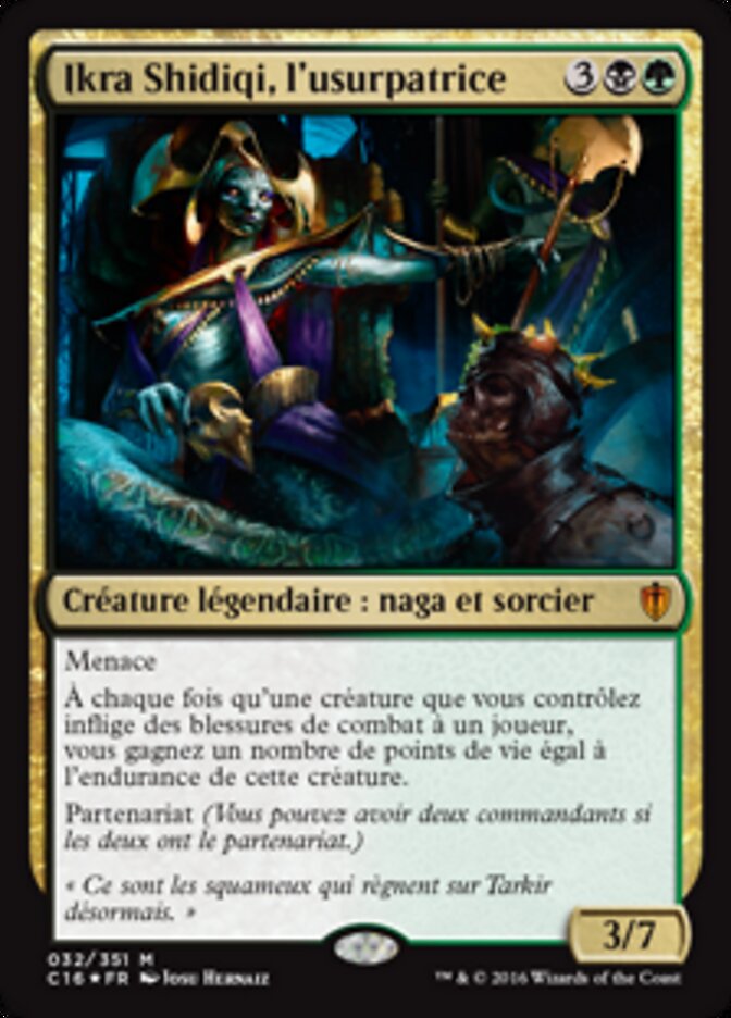 Ikra Shidiqi, l'usurpatrice — Commander 2016 32/351