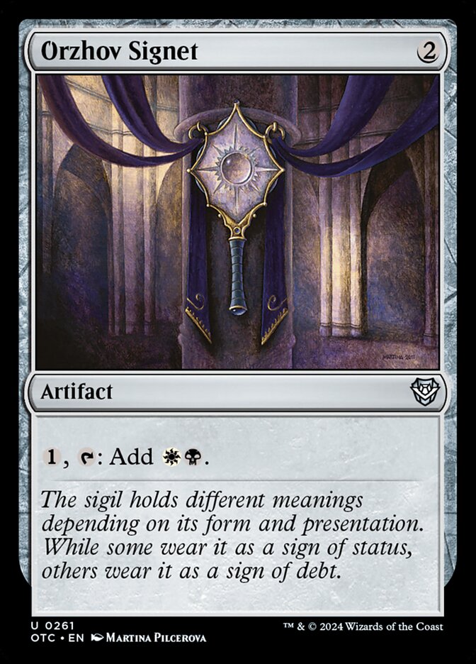 Cachet d'Orzhov — Outlaws of Thunder Junction Commander 261/342