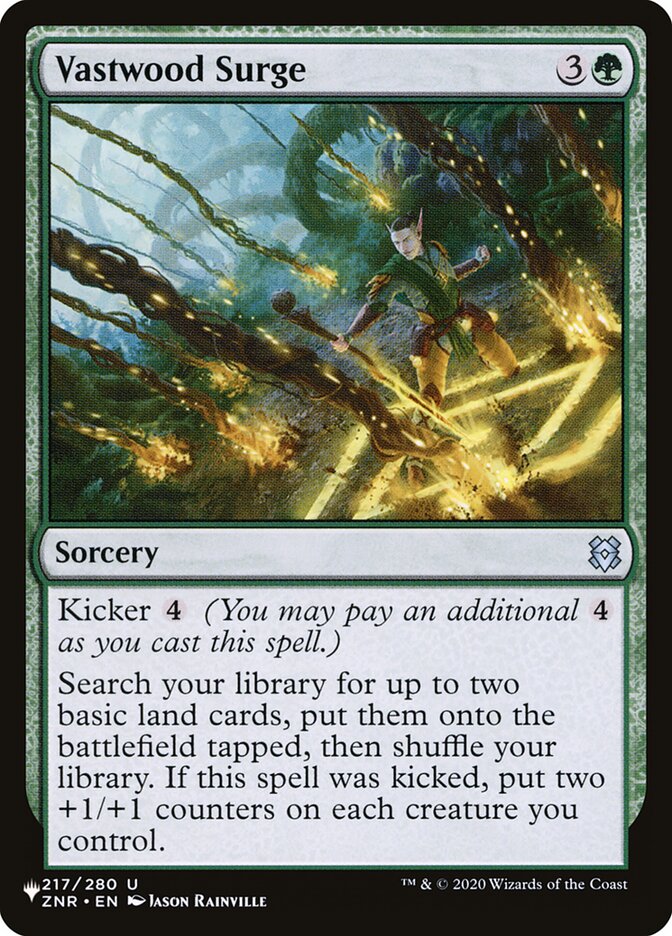 Vastwood Surge — The List ZNR-217/5581