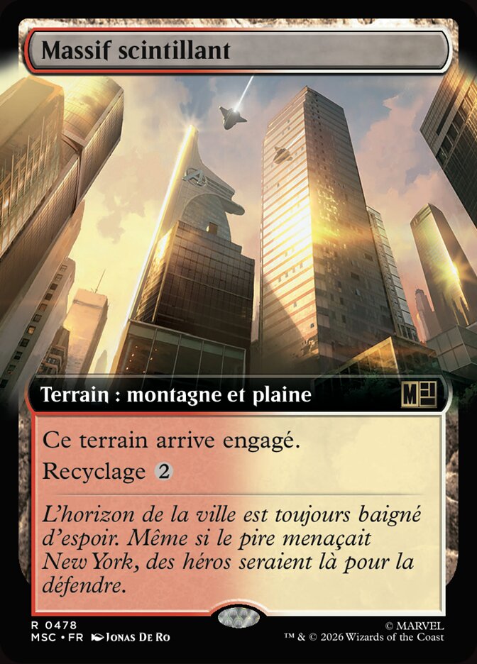 Massif scintillant — Marvel Super Heroes Commander 478/866