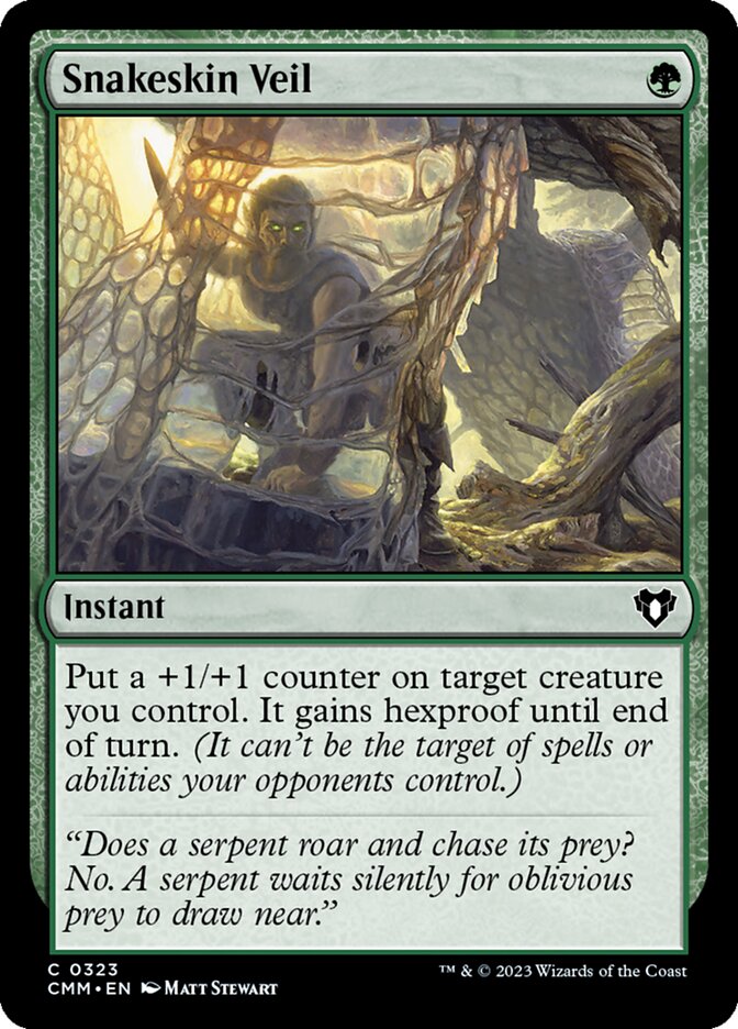 Snakeskin Veil — Commander Masters 323/1067