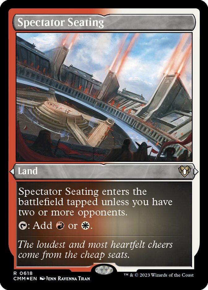 Spectator Seating — Commander Masters 618/1067