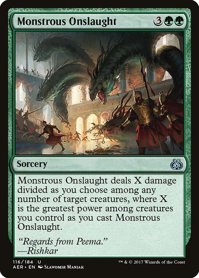 Monstrous Onslaught — Aether Revolt 116/194