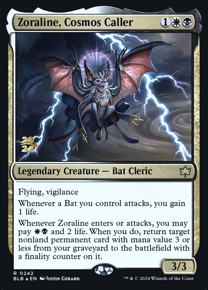 Zoraline, Cosmos Caller — Bloomburrow Promos 242s/160