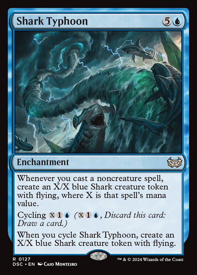 Typhon de requins — Duskmourn: House of Horror Commander 127/373