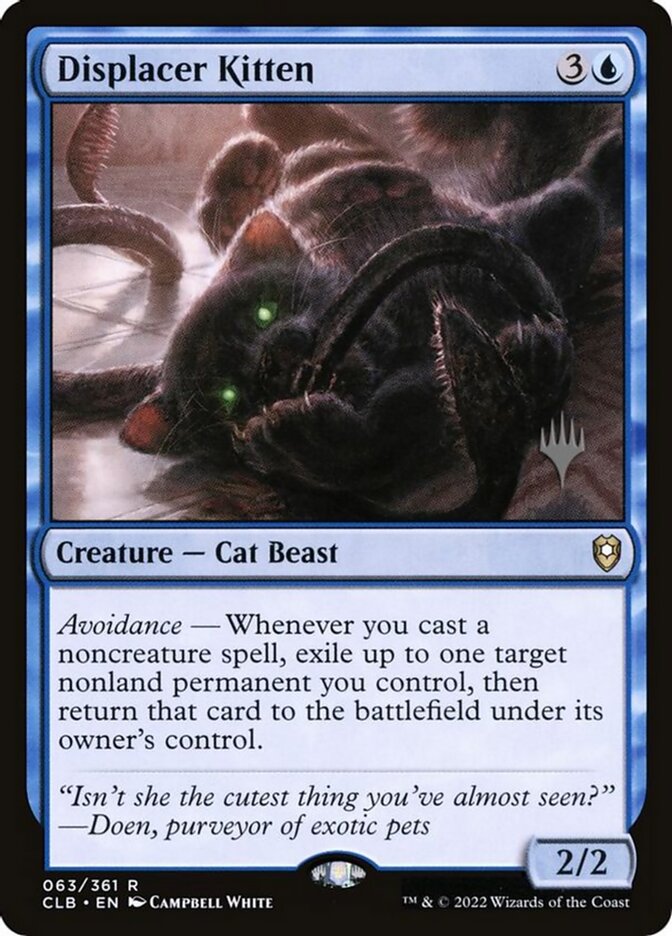Displacer Kitten — Battle for Baldur's Gate Promos 63p/104