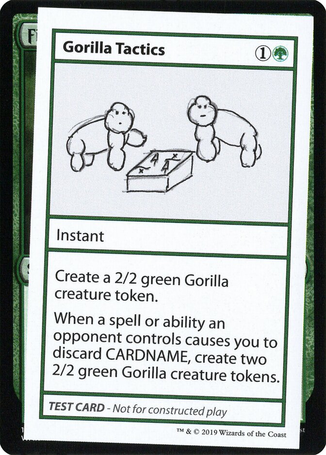Gorilla Tactics — Mystery Booster Playtest Cards 2021 76/121