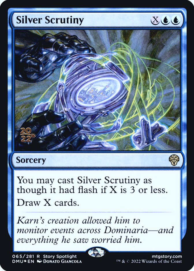 Silver Scrutiny — Dominaria United Promos 65s/161