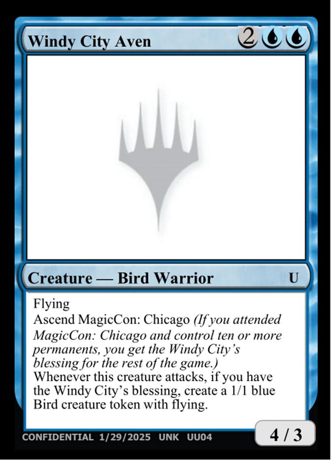 Windy City Aven — Unknown Event UU04a/512