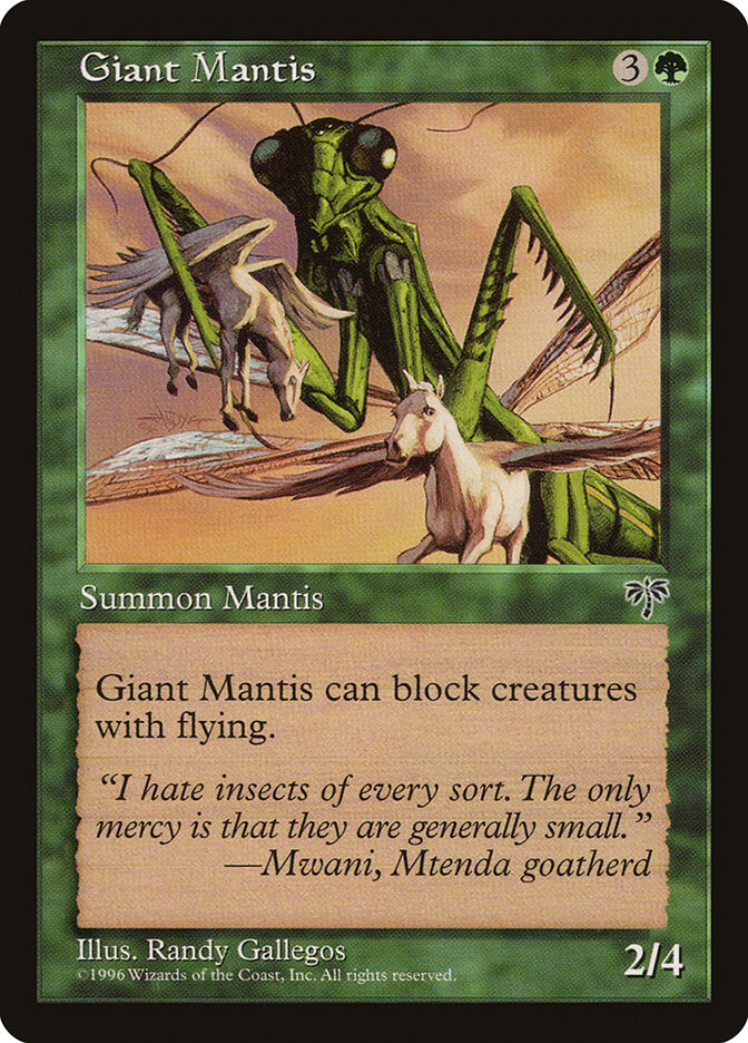 Giant Mantis — Mirage 218/351