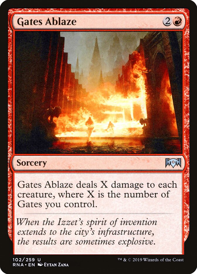 Gates Ablaze — Ravnica Allegiance 102/273